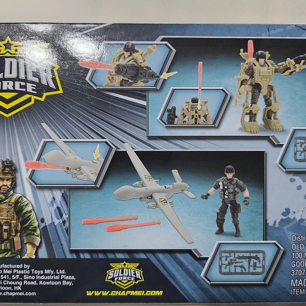 Soldier Force Command Playset Military Action Figure Drone 545327 New In Box